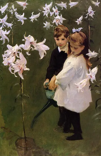 Garden Study of the Vickers Children John Singer Sargent